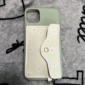 iPhone 11 Pro Max phone case w wallet and chain